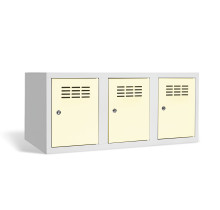 3-türiger Schuhschrank mit Fachbreite 300 mm, SHOEBOX H 3