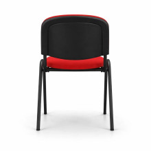 Konferenzstuhl stapelbar – rote Farbe, SEAT IN AN TAU RD