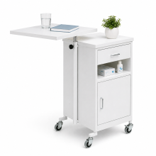 Nachttisch mit schwenkbarer Essplatte, BEDSIDE CAB M WE