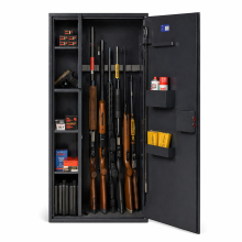 Waffenschrank für 7 Waffen mit Schlüsselschloss, GUNCAB PT 1300/650/350 K 7016