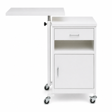 Nachttisch mit schwenkbarer Essplatte, BEDSIDE CAB M WE