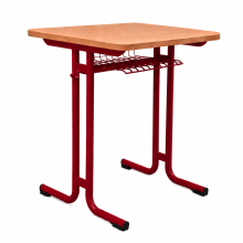 Schulbank 1-sitzig, SCHOOLBENCH RM KAR FIX 1