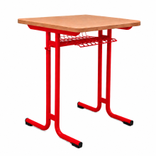 Schulbank 1-sitzig, SCHOOLBENCH RM KAR FIX 1