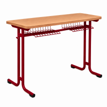 2-sitzige Schulbank, SCHOOLBENCH RM KAR FIX 2