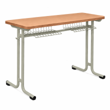 2-sitzige Schulbank, SCHOOLBENCH RM KAR FIX 2