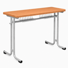 2-sitzige Schulbank, SCHOOLBENCH RM KAR FIX 2