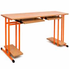 SCHOOLBENCH RM PC 2, Computertisch, 2-sitzig