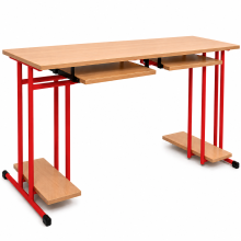 SCHOOLBENCH RM PC 2, Computertisch, 2-sitzig