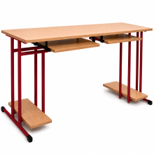 SCHOOLBENCH RM PC 2, Computertisch, 2-sitzig