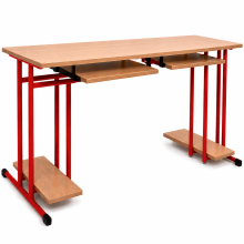 SCHOOLBENCH RM PC 2, Computertisch, 2-sitzig