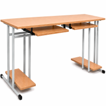 SCHOOLBENCH RM PC 2, Computertisch, 2-sitzig