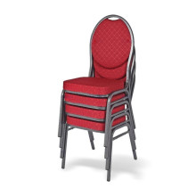 Stuhl mit anthrazitfarbenem Rahmen und schwarzem Bezug, HALLSEAT MX ROUND AT/RD