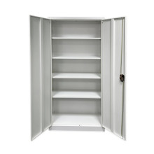 Büroschrank in Holzoptik, DOCUCAB CH 1900/900/400 7035/LW