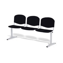 WAITBENCH LM/ICH 3 FR | 3-Sitzer-Bank für Wartezimmer - feuerfeste Farbe