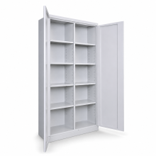XMULTISHELFCAB H 1920/1000/380 7035 - Büroschrank mit 8 Fachböden