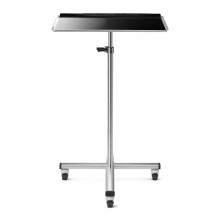 Edelstahl-Instrumententisch, auf Rollen, HOSPI INSTRUMENT TABLE M SS