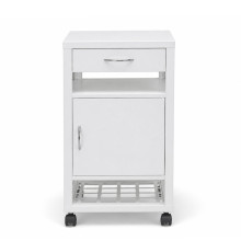 Mobiler Metall-Nachttisch, BEDSIDE CAB H WE