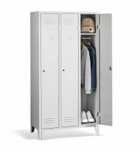 LOCKER CH 3 F - 3-türiger Garderobenschrank mit Füßen