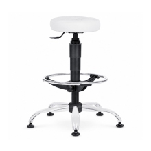 WORKSEAT AN HOSP GY | Arbeitsstuhl aus Kunstleder für Krankenhäuser