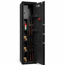 Waffenschrank für 3 Waffen mit elektronischem Schloss, GUNCAB PT 1412/350/300 ELK BK