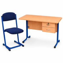 Set Lehrerpult + Stuhl, SCHOOLDEPARTMENT + SEAT RM