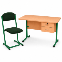 Set Lehrerpult + Stuhl, SCHOOLDEPARTMENT + SEAT RM