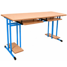 SCHOOLBENCH RM PC 2, Computertisch, 2-sitzig