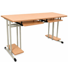 SCHOOLBENCH RM PC 2, Computertisch, 2-sitzig