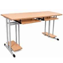 SCHOOLBENCH RM PC 2, Computertisch, 2-sitzig