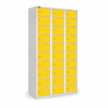 Wertfachschrank mit 30 Fächern - RAL 5010