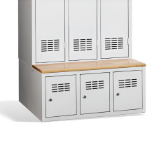 3-türiger Schuhschrank mit Fachbreite 300 mm, SHOEBOX H 3