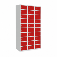 Wertfachschrank mit 30 Fächern - RAL 3020