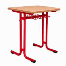 Schulbank 1-sitzig, SCHOOLBENCH RM KAR FIX 1