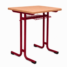 Schulbank 1-sitzig, SCHOOLBENCH RM KAR FIX 1