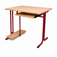 Computertisch für 1 Person, SCHOOLBENCH RM 1PC