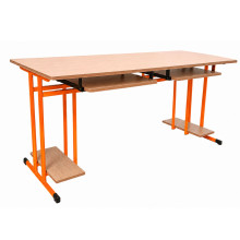 SCHOOLBENCH RM PC 2, Computertisch, 2-sitzig