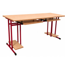 SCHOOLBENCH RM PC 2, Computertisch, 2-sitzig
