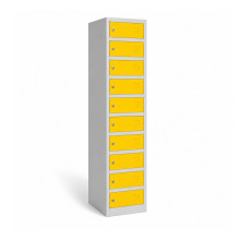 10-Fach-Wertfachschrank - RAL 3020
