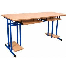 SCHOOLBENCH RM PC 2, Computertisch, 2-sitzig