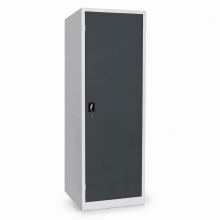 Büroschrank mit 4 Fachböden, 1945/600/420 mm - RAL 7016