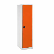 Büro-Aktenschrank, 4 Fachböden, eintürig - RAL 2004