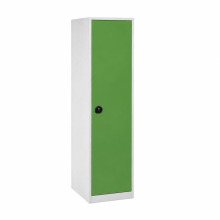 Büro-Aktenschrank, 4 Fachböden, eintürig - RAL 6018