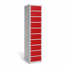 10-Fach-Wertfachschrank - RAL 3020
