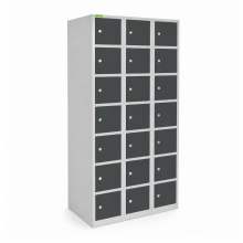 Wertfachschrank mit 21 Fächern - RAL 7016