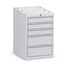 MODULBENCH GE 2000 CD5CD5 | Werkbank mit je 5 Schubladen auf beiden Seiten, 2000 mm