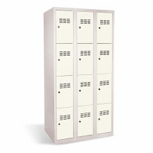 12-Fach-Schrank zur Aufbewahrung von Wertgegenständen - RAL 9010