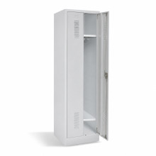 2-türiger Garderobenschrank mit mittiger Öffnung, 1800/500/500 mm
