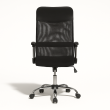 OFFISEAT AN TEN NET BK/CH | Bürostuhl mit Netzrückenlehne und Armlehnen