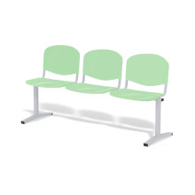 3-Sitzer-Wartezimmerbank, WAITBENCH LM/ICH 3