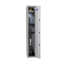 Waffenschrank für 5 Waffen mit Zertifikat und elektronischem Schloss, GUNCAB PT 1500/300/350 ELK 7040/7035
